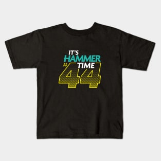 It's Hammer Time 44 - Yellow Design Kids T-Shirt